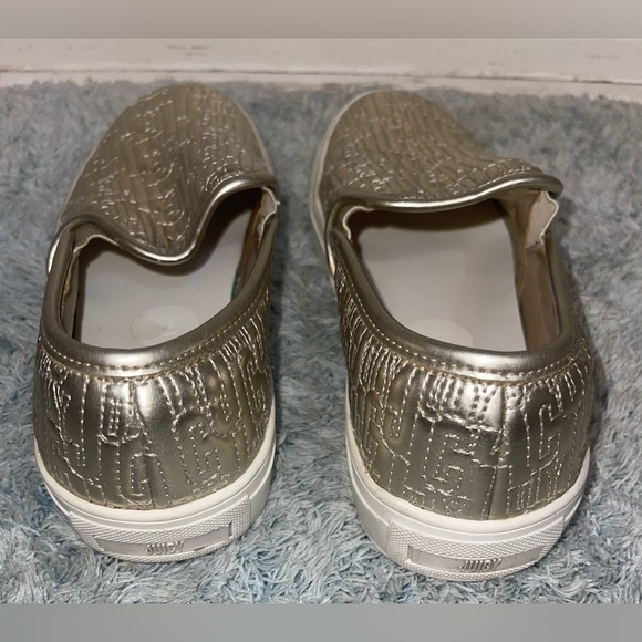 Juicy Couture RUBY sz 7 gold slip on sneakers - Picture 3 of 8